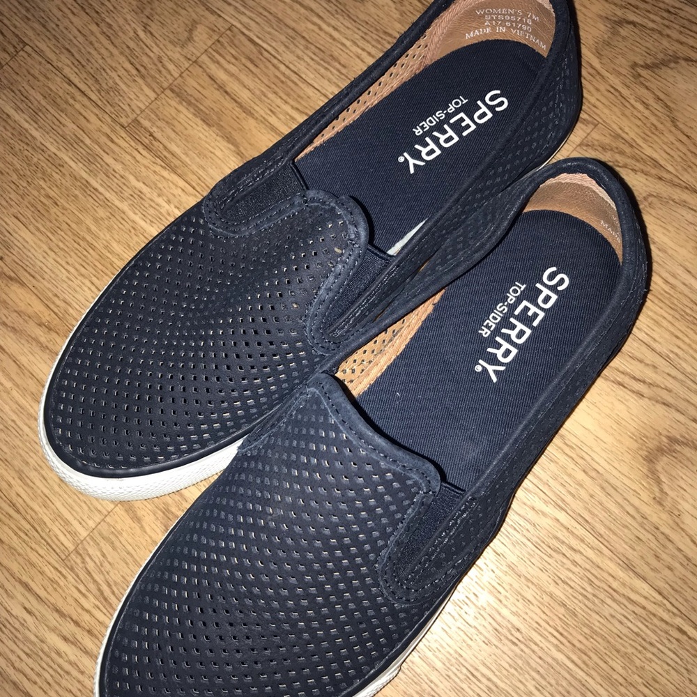 Sperry Navy Loafers